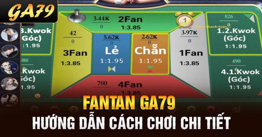 Fantan Ga79 – Hướng dẫn cách chơi chi tiết